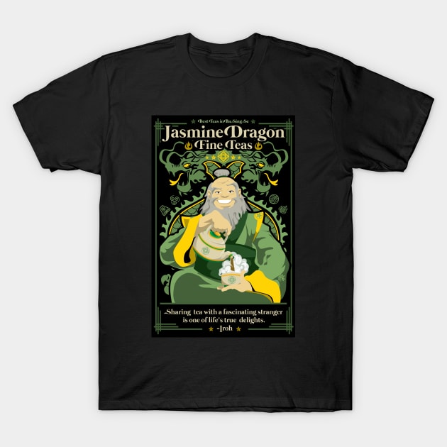 Jasmine Dragon T-Shirt by CuddleswithCatsArt